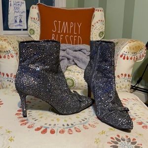 INC Boots with jewels and bow tie